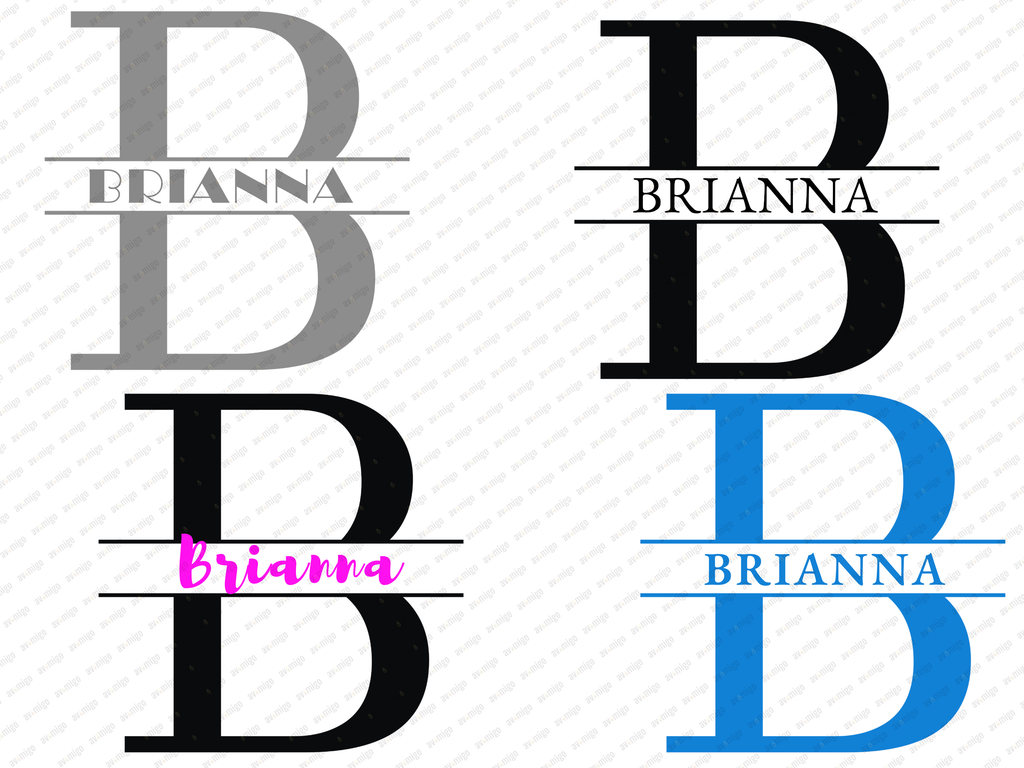 Split Letters design PNG, Split Letters design bundle PNG, Digital Download, Print, Sublimation
