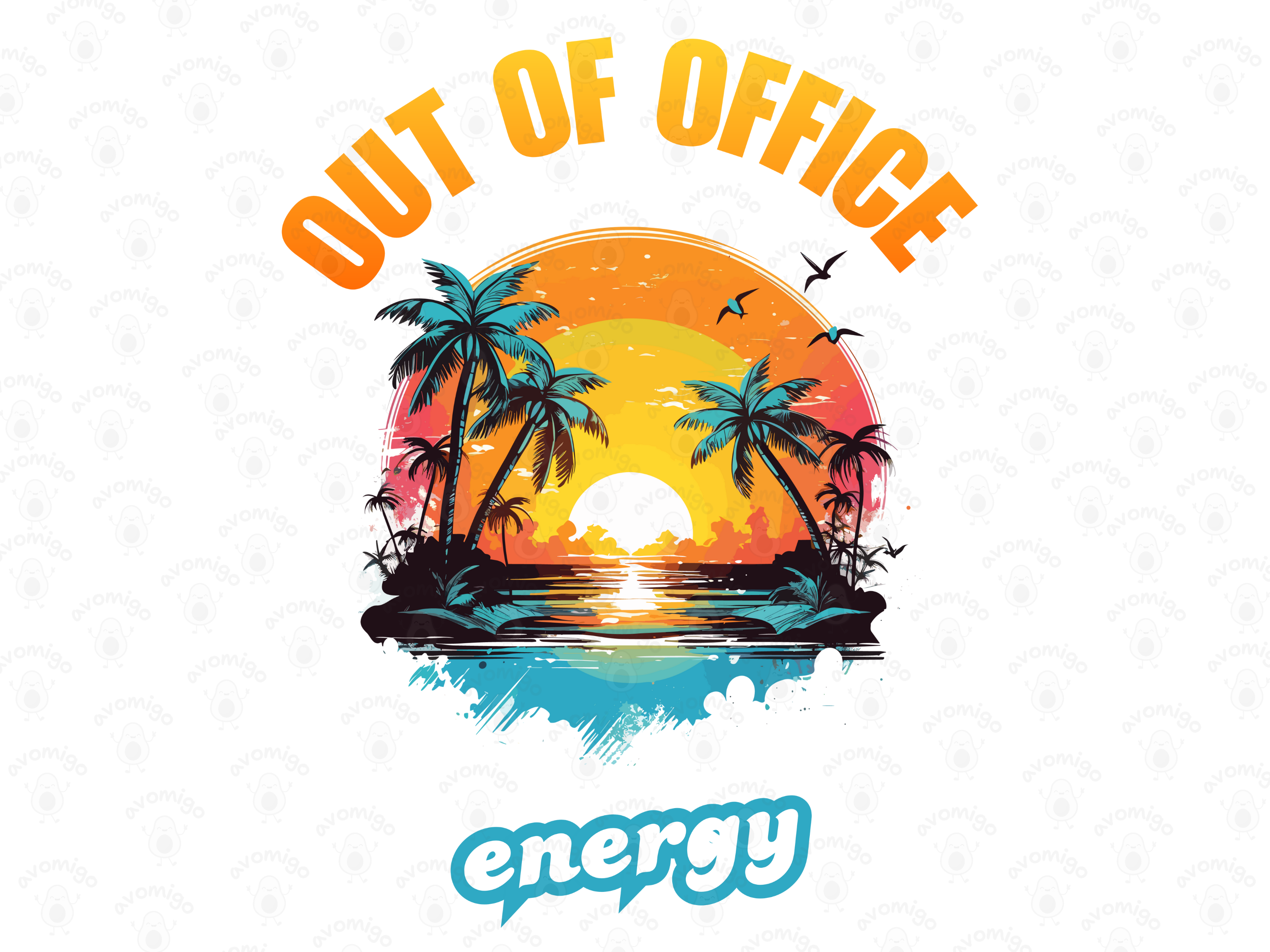 Out of Office design PNG, Out of Office design bundle PNG, Digital Download, Print, Sublimation