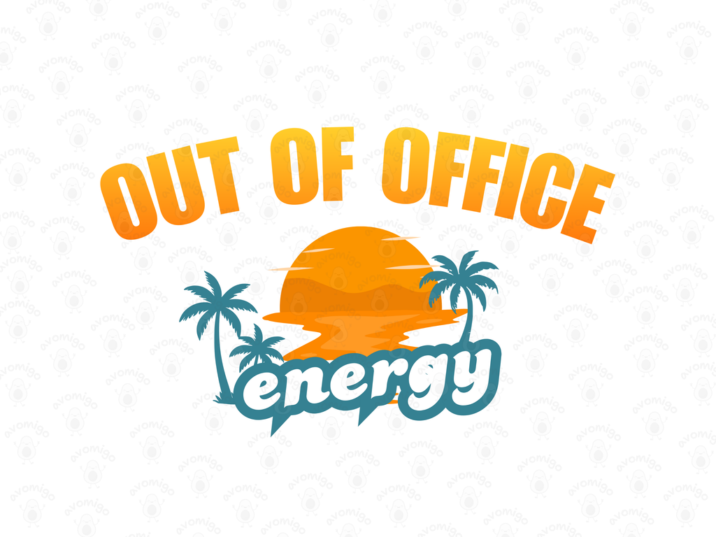 Out of Office design PNG, Out of Office design bundle PNG, Digital Download, Print, Sublimation