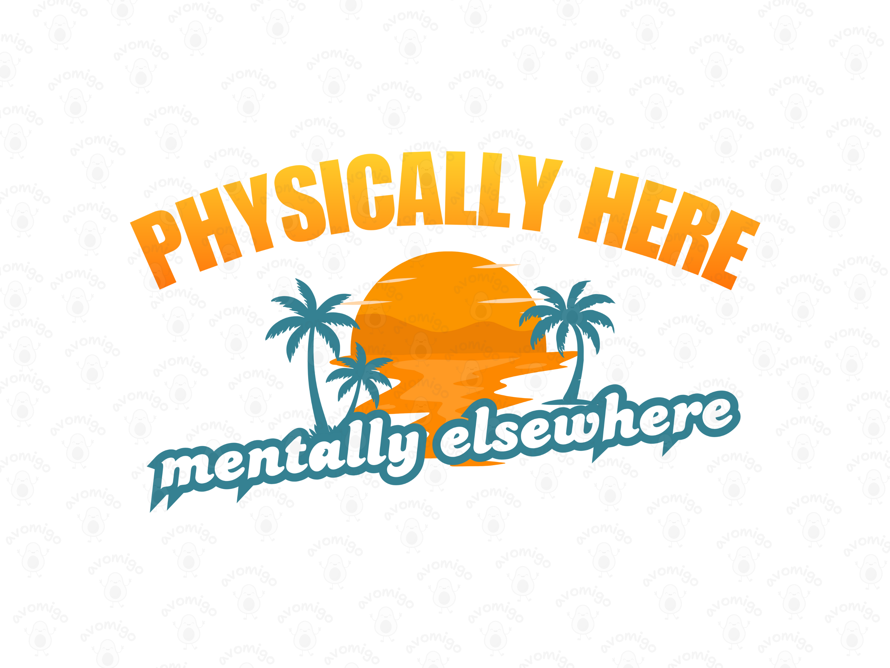 Physically Here design PNG, Physically Here design bundle PNG, Digital Download, Print, Sublimation