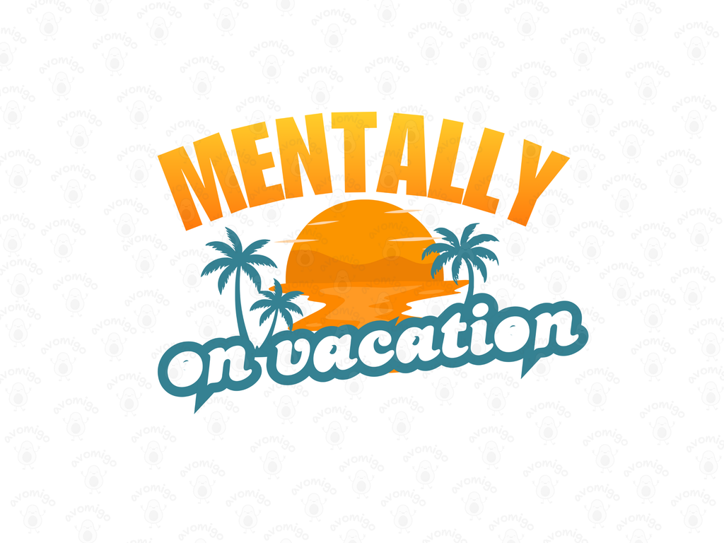Mentally on Vacation design PNG, Mentally on Vacation design bundle PNG, Digital Download, Print, Sublimation