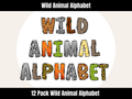 Wild Animal Alphabet Bundle
