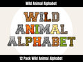 Wild Animal Alphabet Bundle