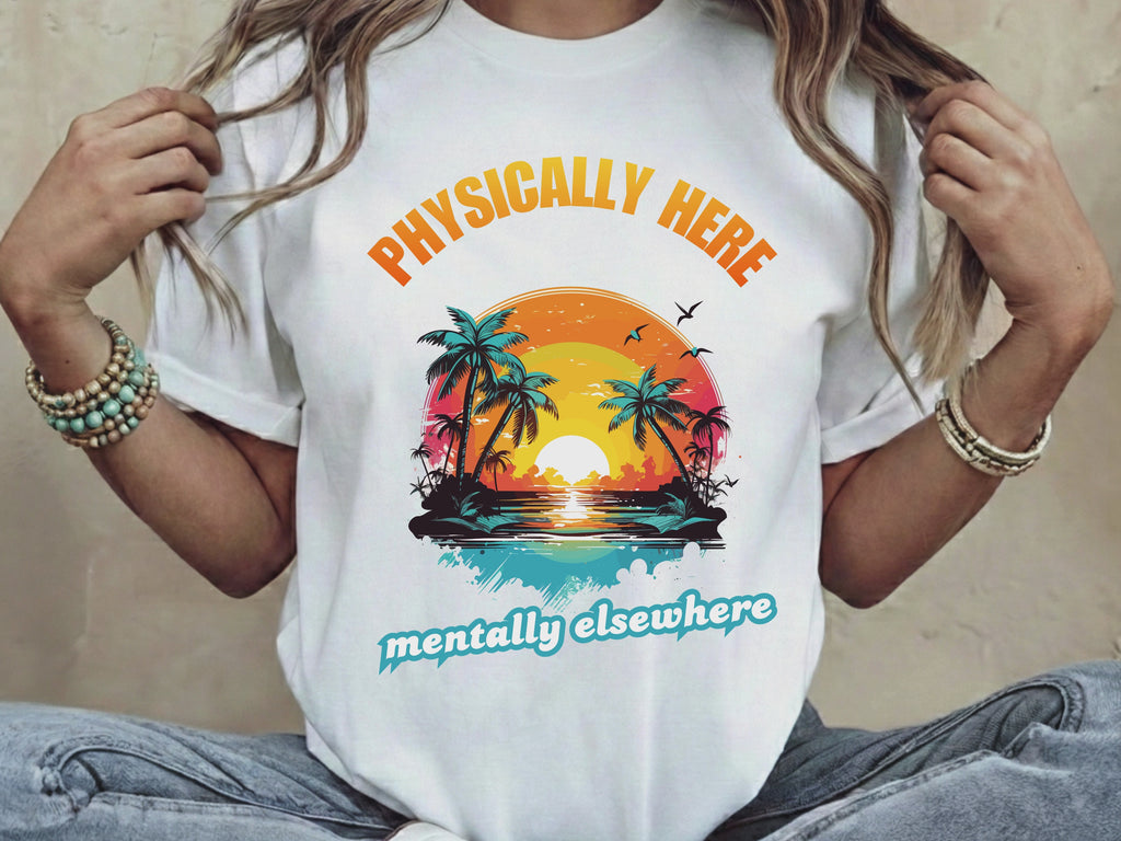 Physically Here design PNG, Physically Here design bundle PNG, Digital Download, Print, Sublimation